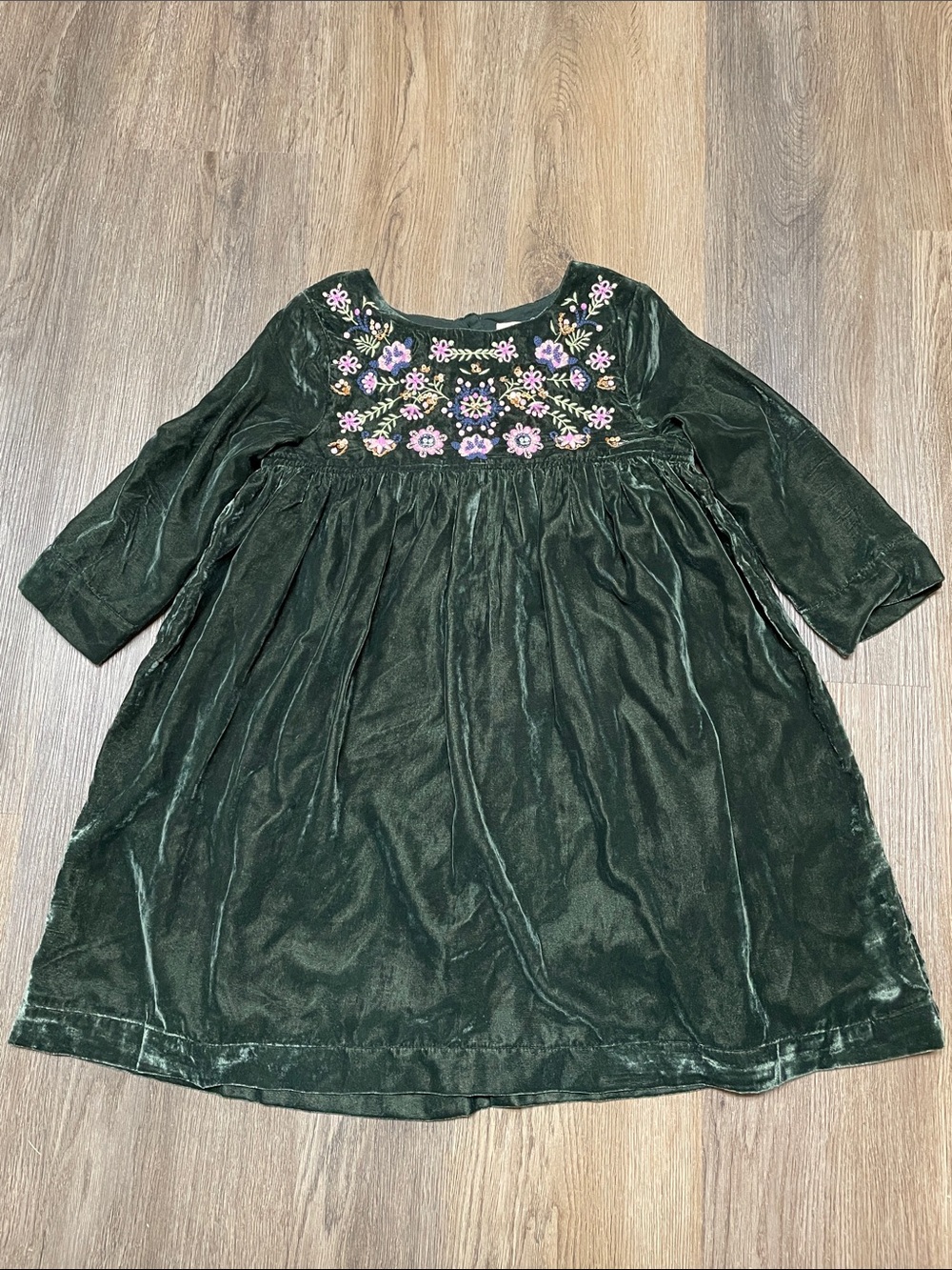 Peek Kids velvet dress , size 8